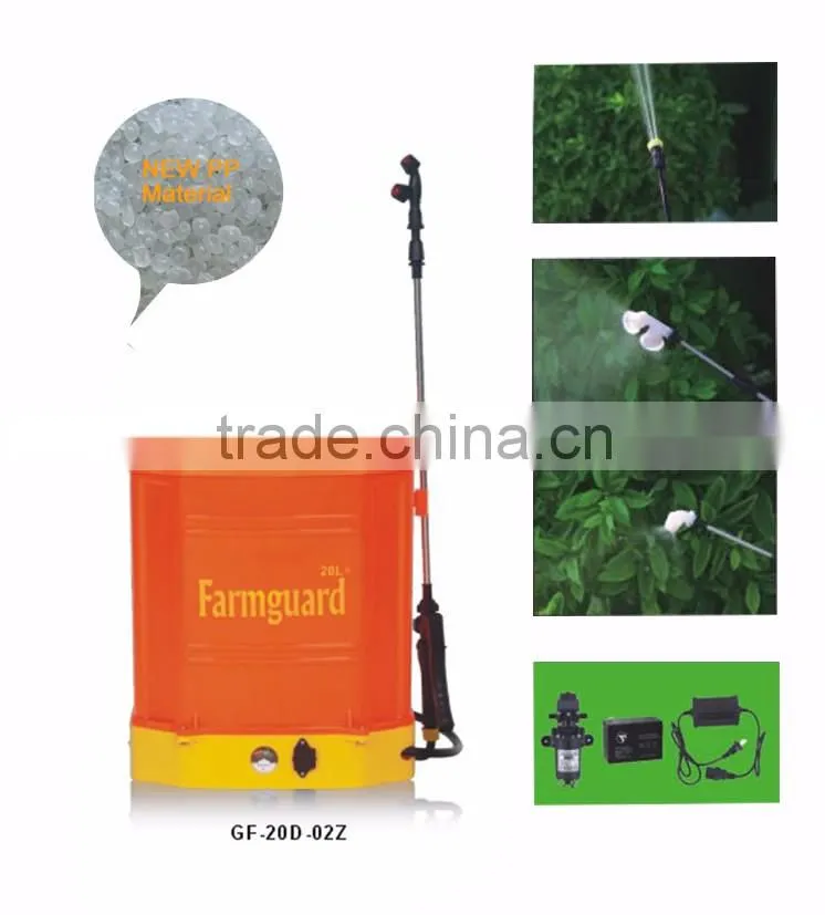 2016 High Quality liquid-saving 20 litres knapsack sprayer