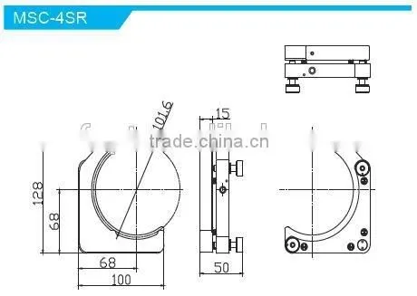 MSC-4SR Height of Center Height 68mm/high stability Kinematic C type Mounts with 2 adjusters/Optical Mount
