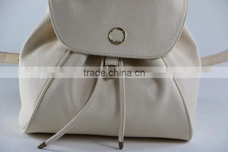 lady girl PU leather custom bag backpack for teen bags made in china