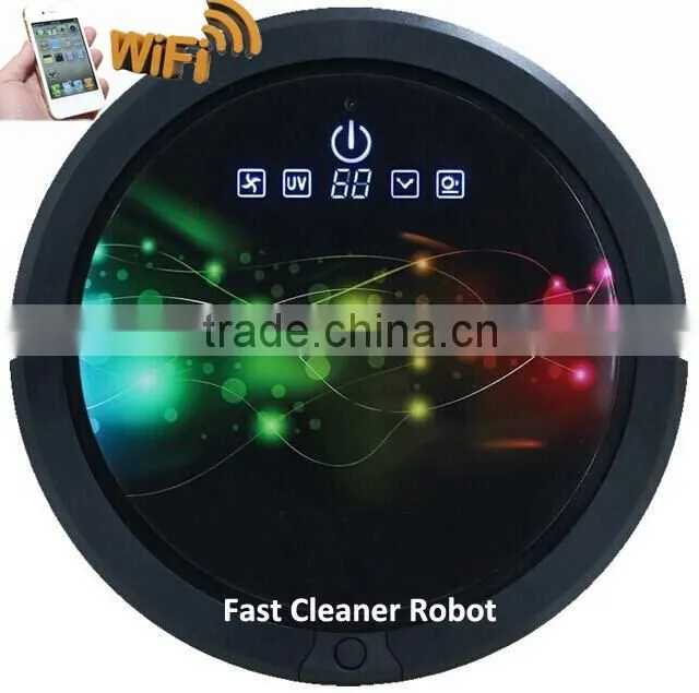 Newest WIFI smartphone App control wet and dry mopping robot tolmuimeja / hoover vacuum cleaner