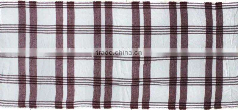 plaid tartan brand name classic oversize winter scarf