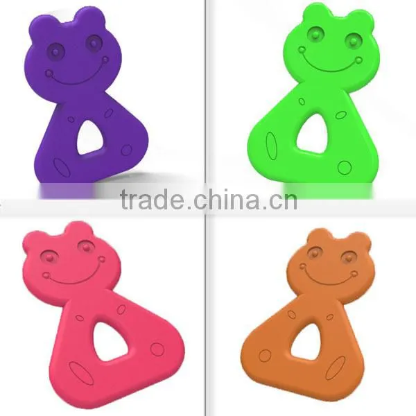 Infant cute teether silicone bird toy food grade safe baby teether