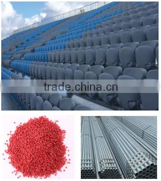 Outdoor training field good quality floor mounted light weight durable injection molding chair for sale