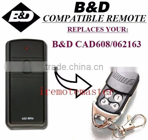 HIGH QUALITY FOR B&D CAD608/062163 COMPATIBLE REMOTE