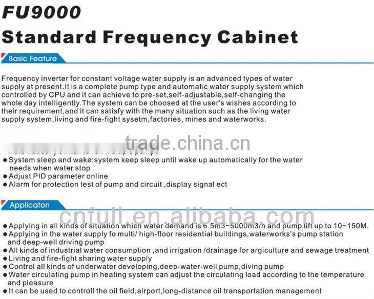 Manufacturer VFD inverter cabinet 3-phase ac converter variable frequency drive inverter 50hz to 60hz
