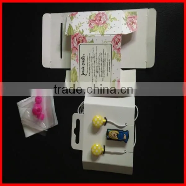 Mini Excellent Paper Printed Packaging Box For Earphone Manufacturer