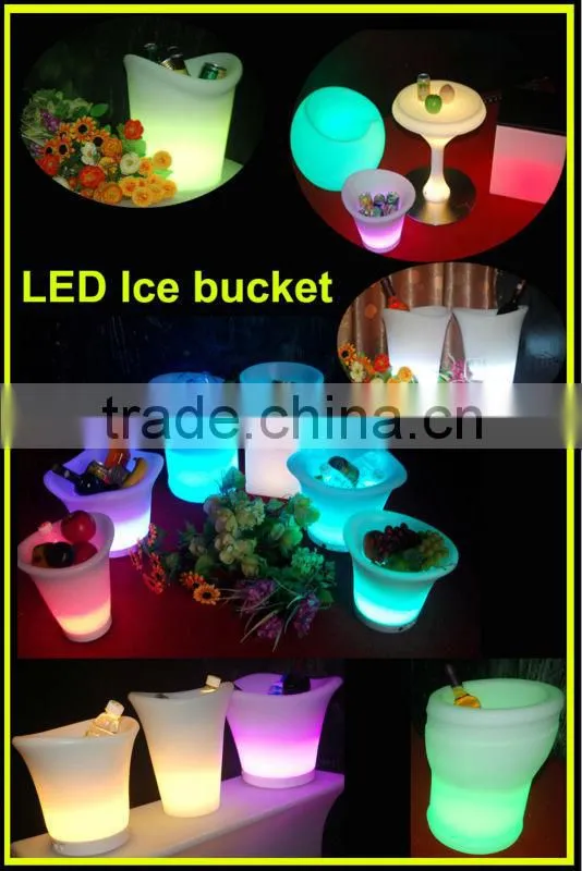 LED Luminous Bar/Club/KTV/Party Ice Bucket Fruit Bucket