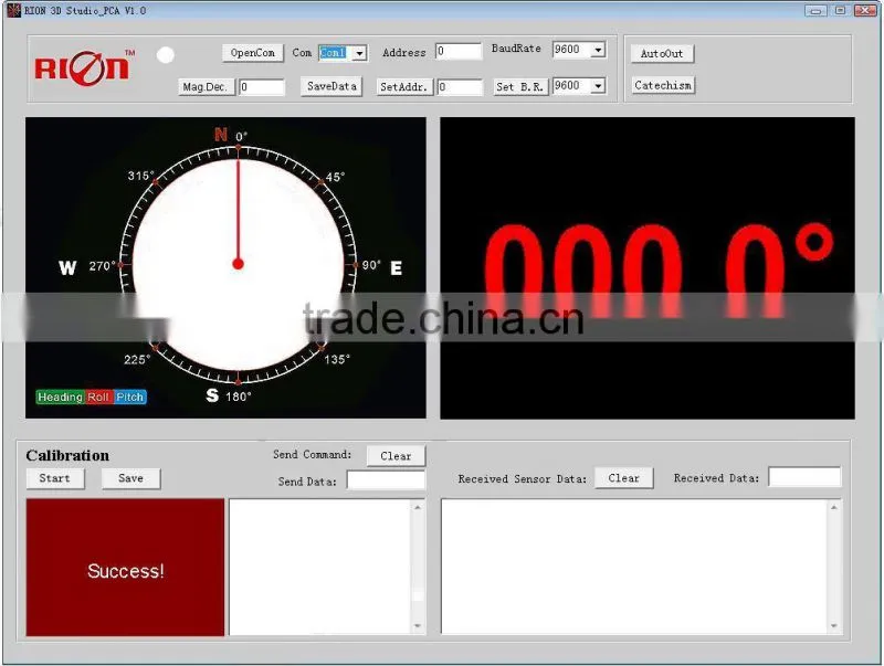 Navigation Low Cost Heading Sensor Fast Response