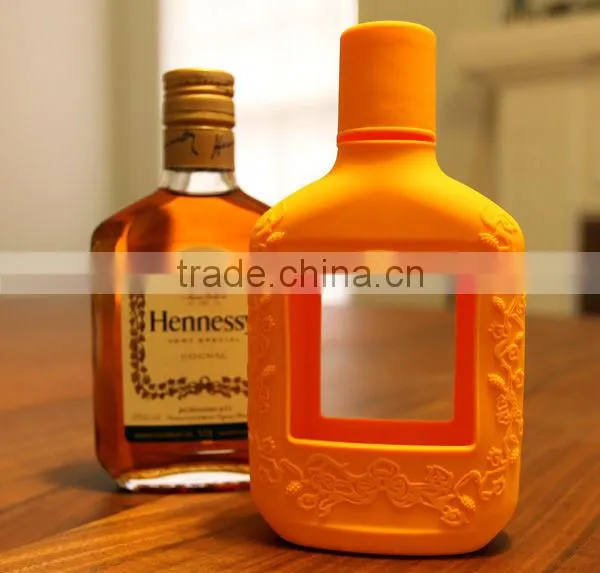 custom offest printing clear plastic single wine bottle gift box wholesale