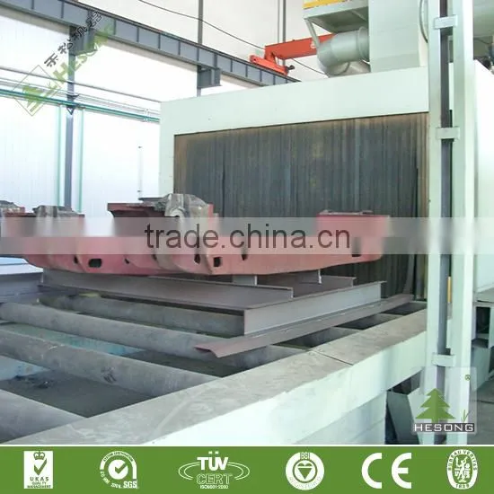 CE Approved Structural Steel Shot Blasting Machine/H Beam Shot Blasting Machine