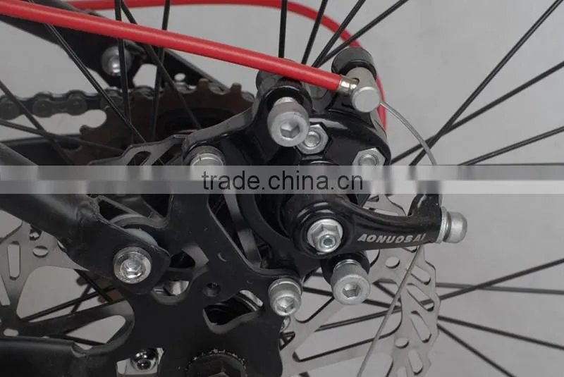 20-inch folding mountain bike 21 speed high-carbon steel full suspension folding bike