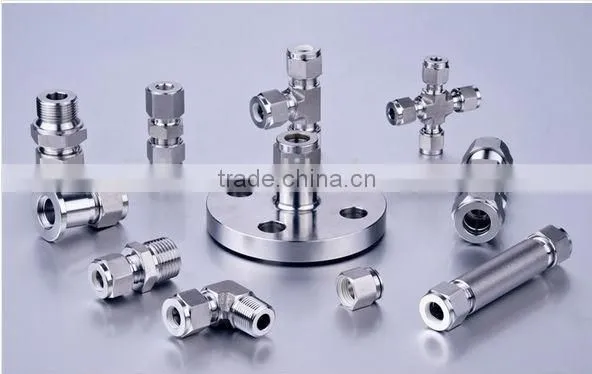 swagelok type fittings stainless steel union elbow single frrule fittings