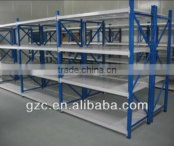Heavy duty metal rack with shelf & storage rack with steel plate