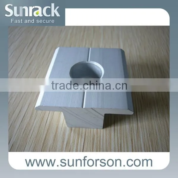 aluminium solar panel rails and clamps