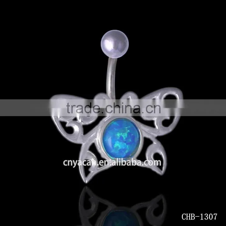 Wholesale Opal Piercing Bottom Navel Piercing