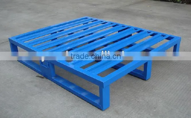 galvanized steel metal rice storage stacking pallet
