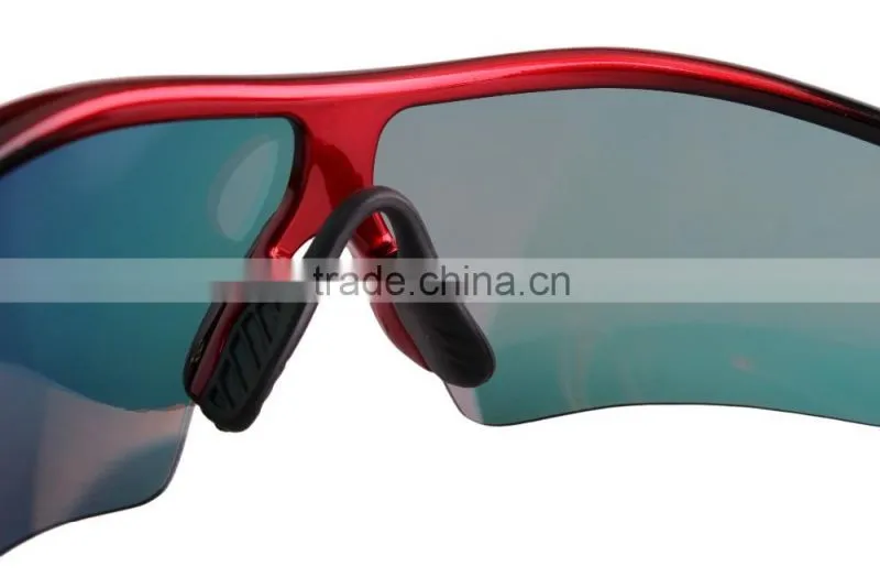 New arrival wholesale Sports Goggle polarized bicycle shape sports cycling sunglasses