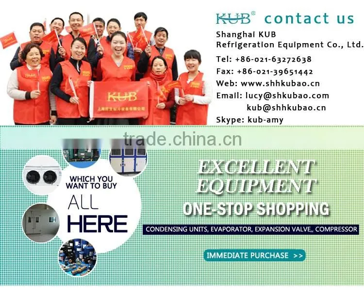 Condensing unit humidity control air cooler aluminum roll bond evaporator