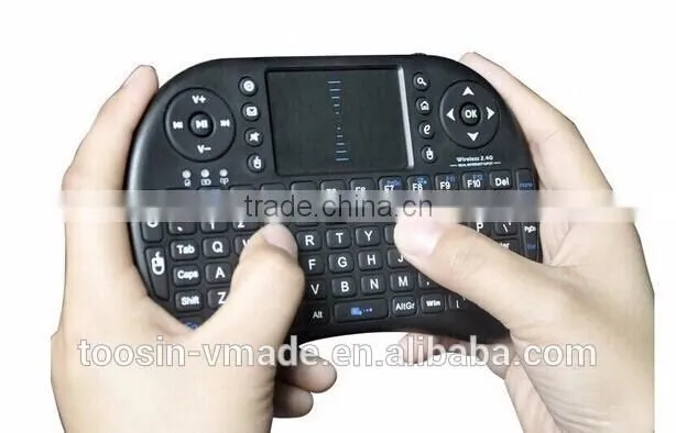 Remote Keyboard with Fly Mouse,Air Mouse Keyboard,2.4G Wireless Keyboard Air Mouse I8