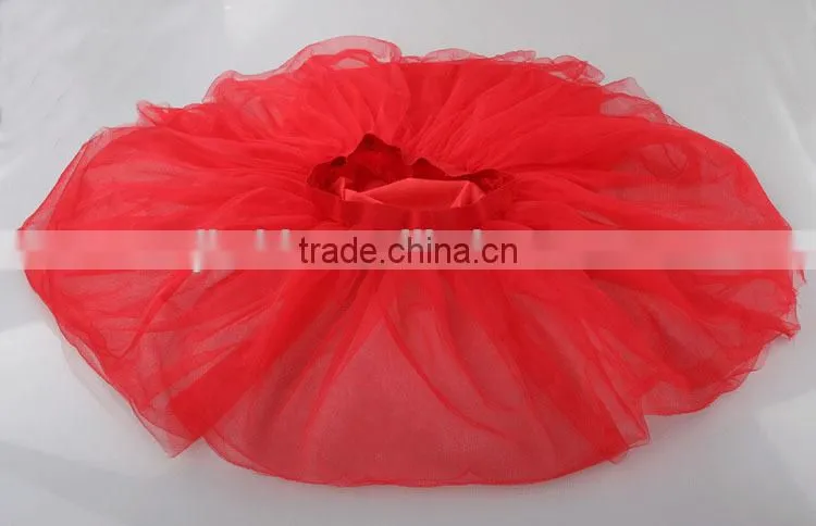Women Red Tutu Skirt Formal Pettiskirt