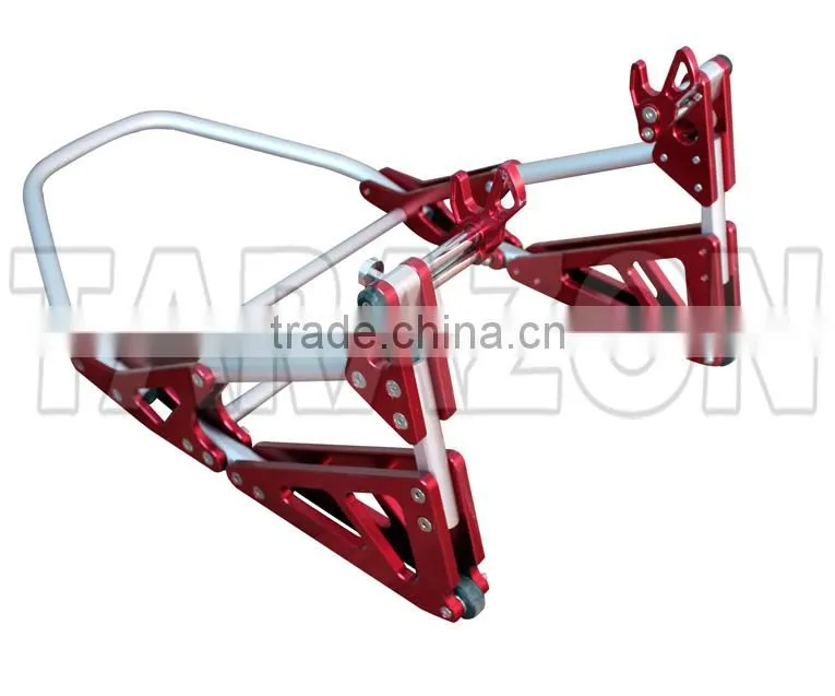 Universal Adjustable high strength plastic round tube MX motocross racer stands