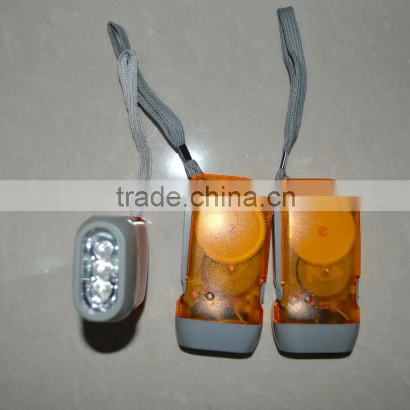 Hand Press Flashlight