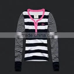 senior girl yarn-dyed rib suit