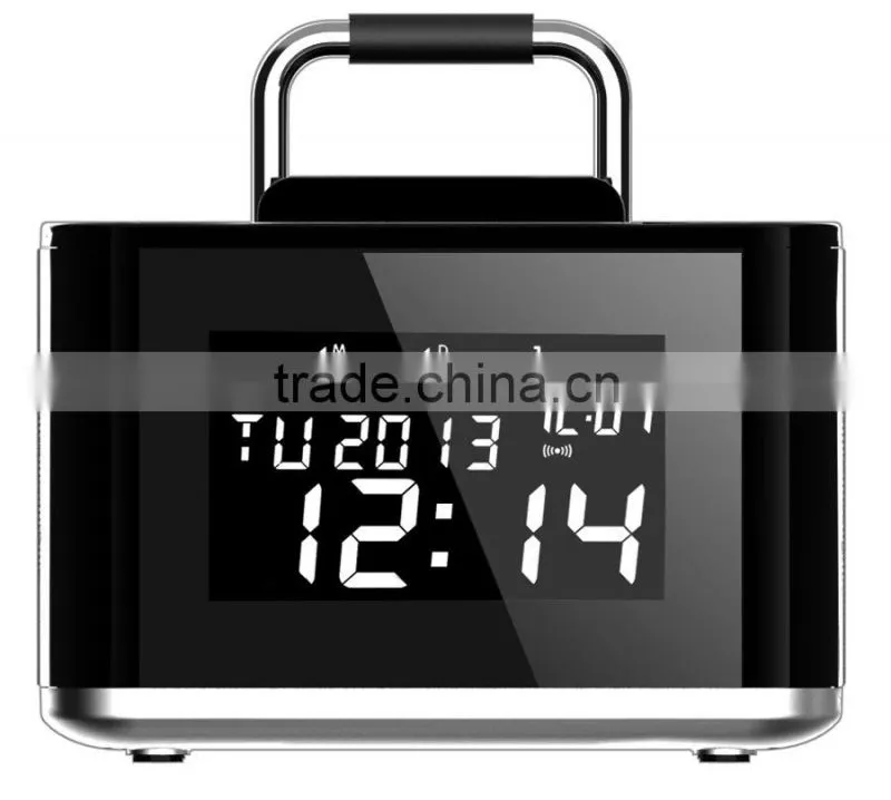 Squre shape bluetooth speaker with Alarm