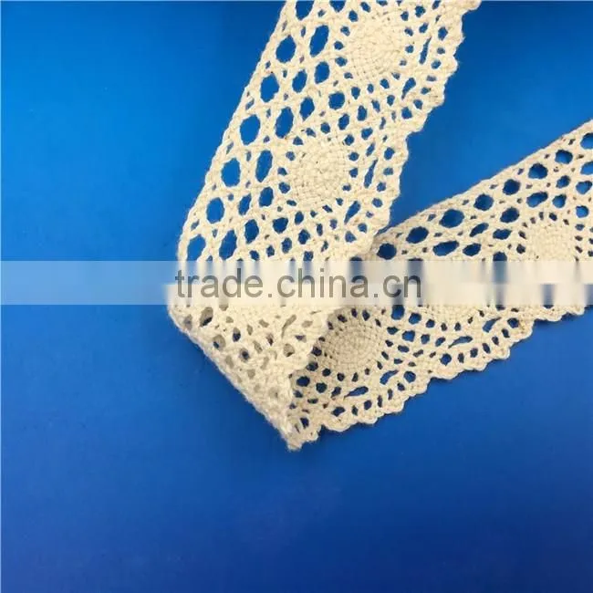 High Quality Fashion Decorative Cotton Lace Trimming