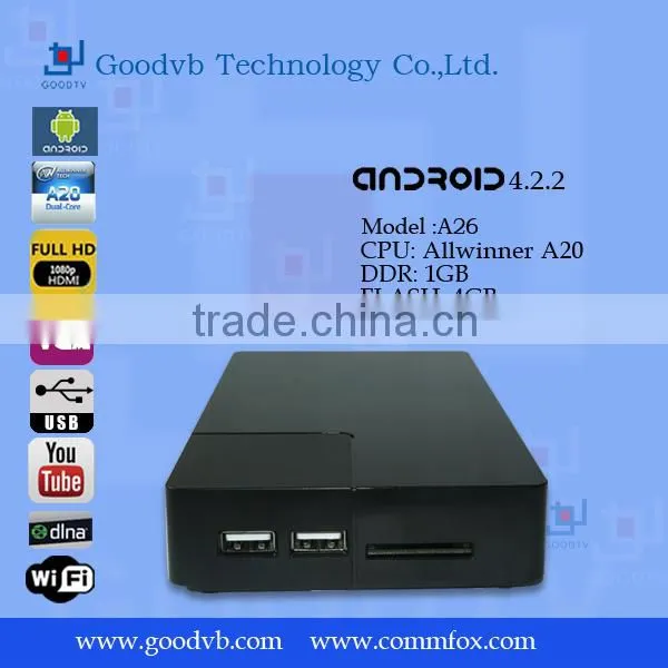 allwinner A20 Android TV Box dual-core,with VGA output