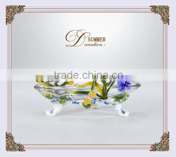 RORO Summer craft gift pewter fruit plate