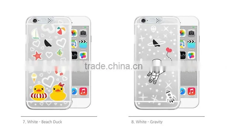 Korean Popular Fresh Meat Led Phone Case Lighting Led for Iphone Case