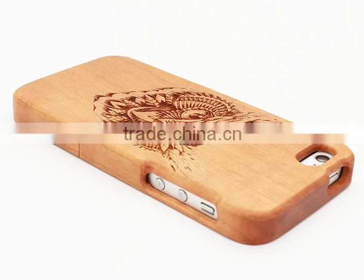 Wood phone cases with the laser compatible for iphone
