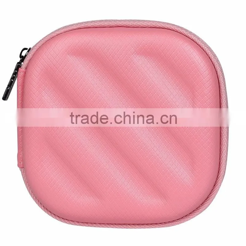 2016 BUBM Eva Zippered hard Earphone case Earbuds carry case wholesale