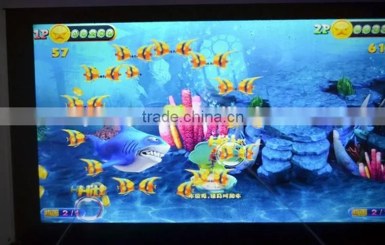 Hot selling 2 players happy water fishing arcade game machine for sale