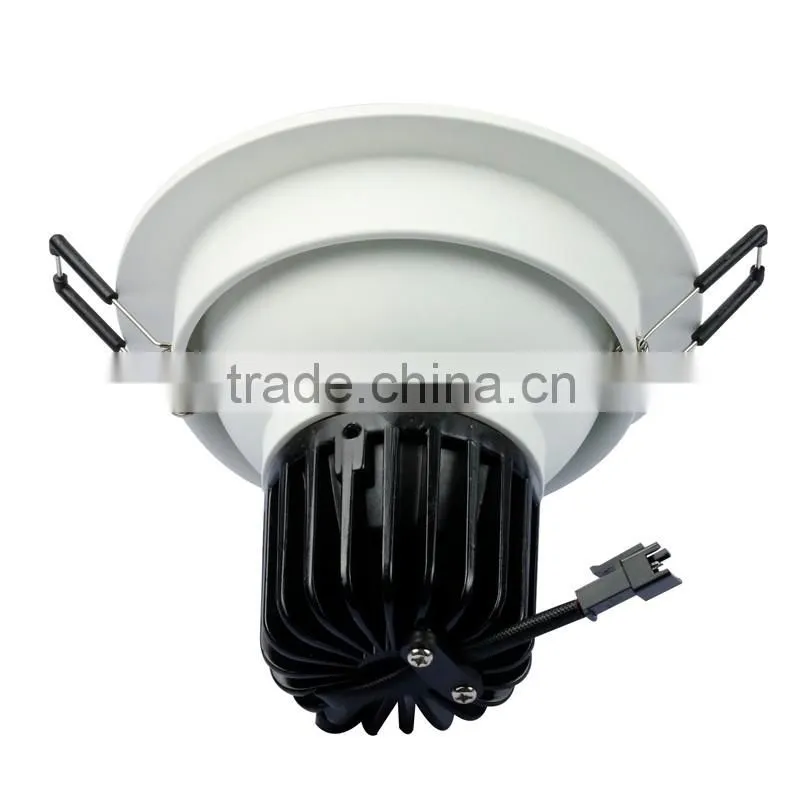 China supplier aluminum with anti glare led downlight dimmable with 3 years warranty