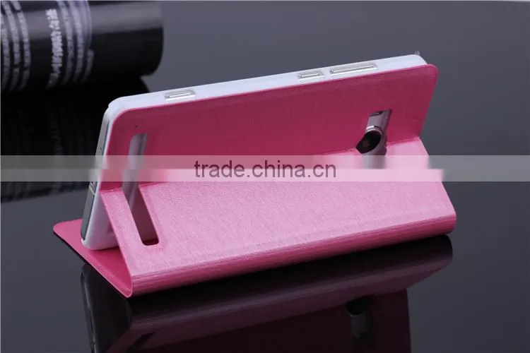 2015 New product phone cases Leather flip cover case for Vivo Xshot
