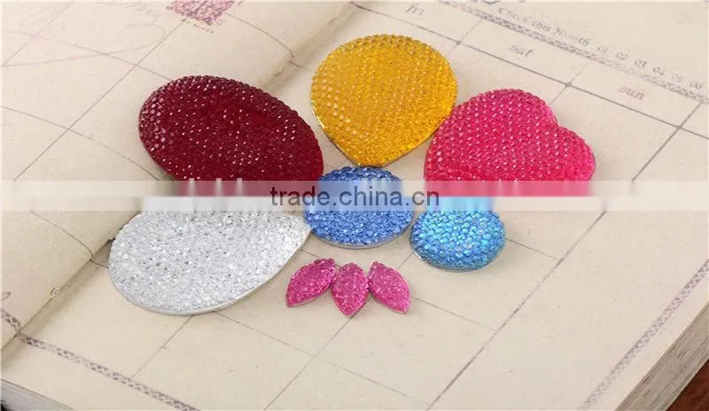 2014 point back crystal glass chatons rhinestone