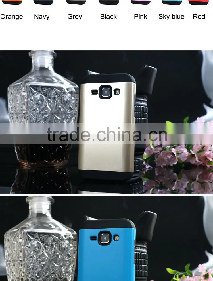 2015 Slim Colorful Armor case for samsung galaxy j1,for samsung galaxy j1 case