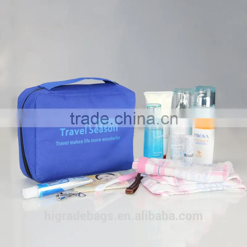 fashion style travel canvas cosmetic bag