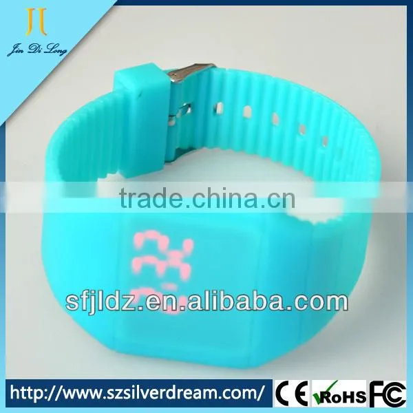 Colorful Fashion Digital LED Touch Screen Sport Wrist Watch Unisex