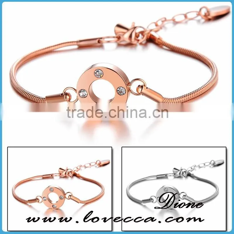 in stock hot sell Low MOQ diamond love gold women and men fashion couple TRUE LOVE stainless steel bracelet