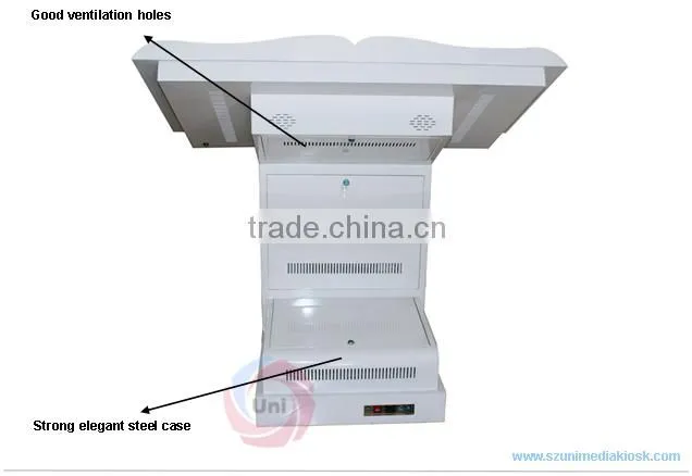 Smart wifi shopping mall HD 42" LCD touch screen interactive digital kiosk table