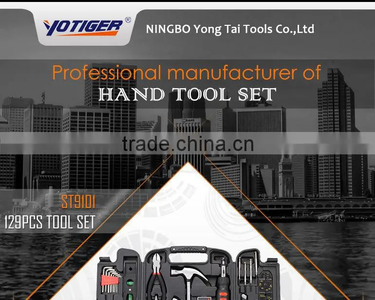 129pcs Multi Mechanics Hand Tools Set Case