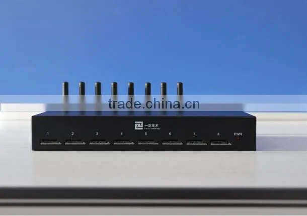 2015 Ejoin cheap 8 ports 32 sim voip gateway, goip 4 sms send and receive ussd command goip 4