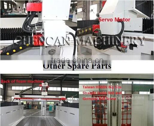 China HSD Spindle 4 Axis 3D CNC Foam Engraving/Router Machine with Cheap Price