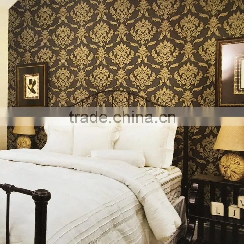 Korea modern flower pvc wallpaper