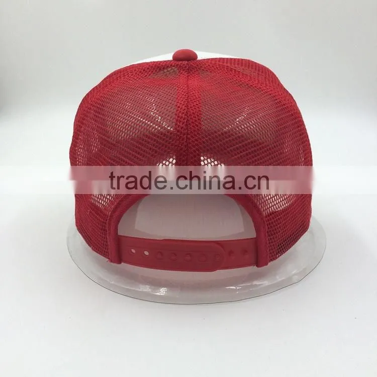 custom design your own logo 5 panel mesh trucker cap