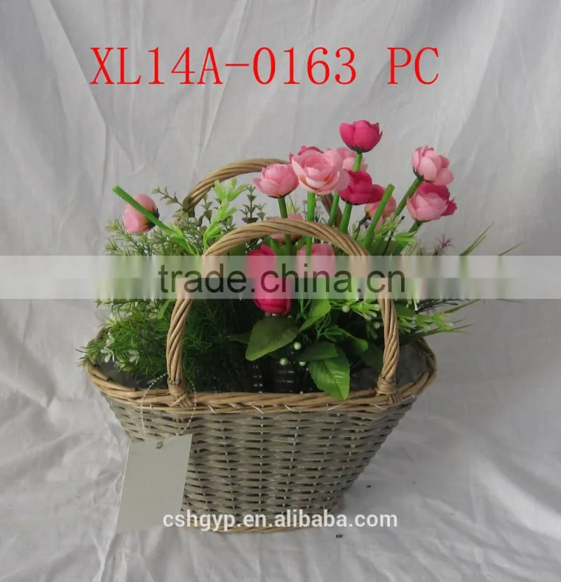 new style of willow garden basket