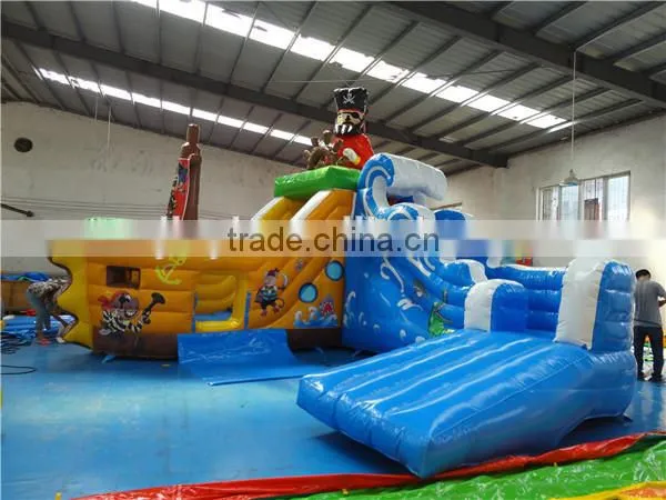 Hippo inflatable water slip slide for sale